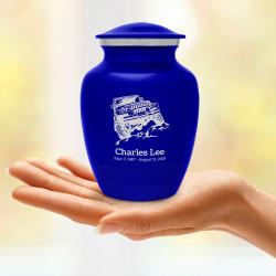 Offroad Truck Sharing Urn - Midnight Blue