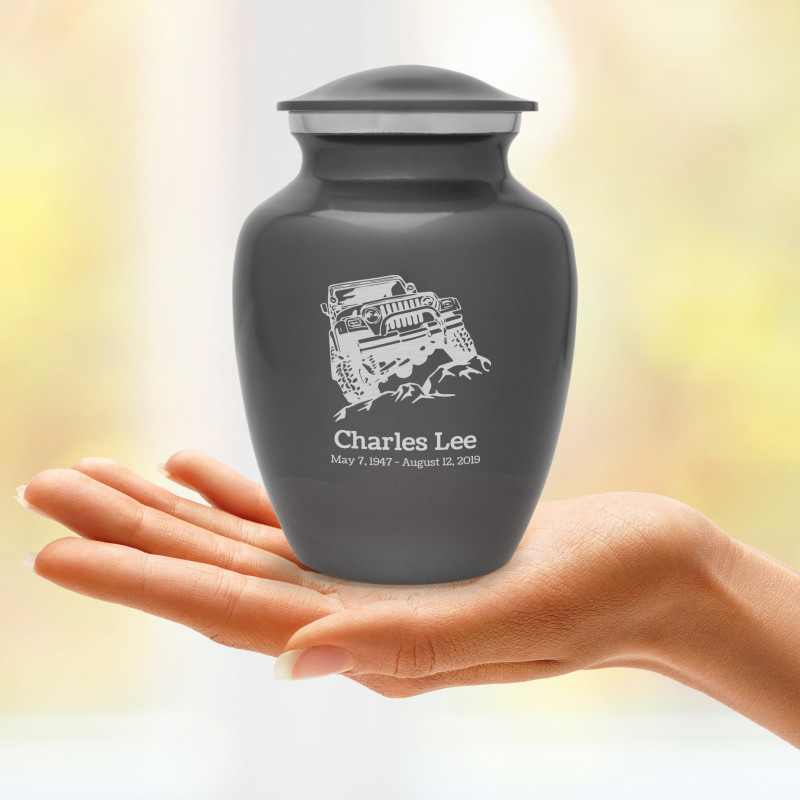 Offroad Truck Sharing Urn - Gunmetal Gray
