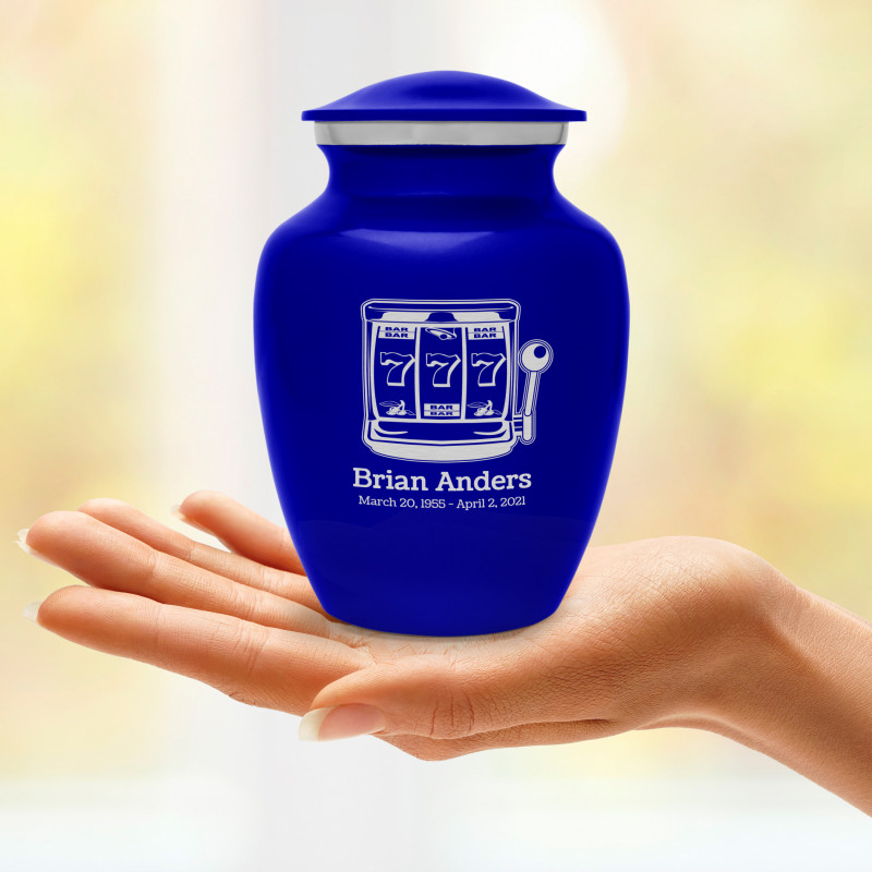 Slot Machine Sharing Urn - Midnight Blue