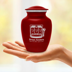 Slot Machine Sharing Urn - Ruby Red