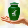 Cowboy Boots Sharing Urn - Shamrock Green