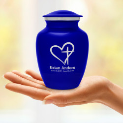 Love of Christ Sharing Urn - Midnight Blue