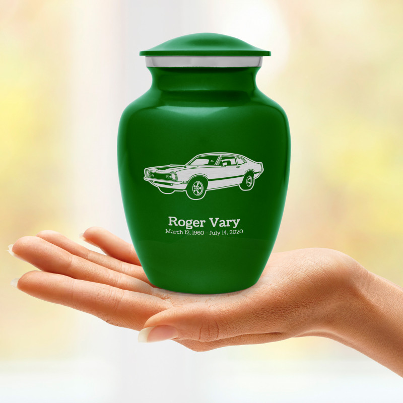 Muscle Car II Sharing Urn - Shamrock Green