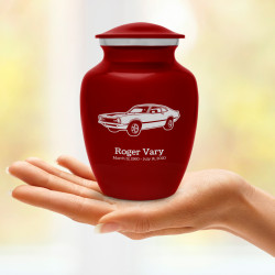 Muscle Car II Sharing Urn - Ruby Red