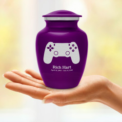 Gaming Controller Sharing Urn - Purple Luster