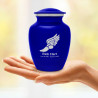 Winged Foot Running Sharing Urn - Midnight Blue