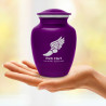 Winged Foot Running Sharing Urn - Purple Luster