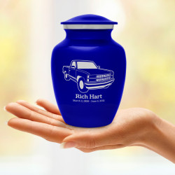 Truck V Sharing Urn - Midnight Blue