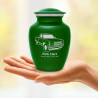 Truck V Sharing Urn - Shamrock Green