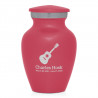 Acoustic Guitar Keepsake Urn - Rose Pink