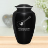 Acoustic Guitar Cremation Urn - Jet Black