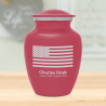 American Flag Sharing Urn - Rose Pink