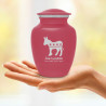 Democratic Donkey Sharing Urn - Rose Pink