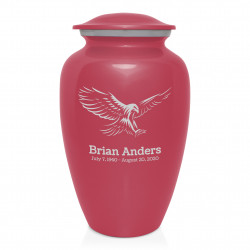 Eagle Cremation Urn - Rose Pink