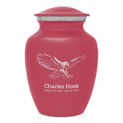 Eagle Sharing Urn - Rose Pink