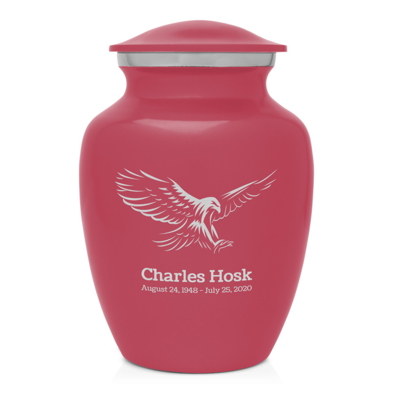 Eagle Sharing Urn - Rose Pink