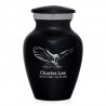 Eagle Keepsake Urn - Jet Black