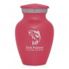 Salmon Fishing Keepsake Urn - Rose Pink