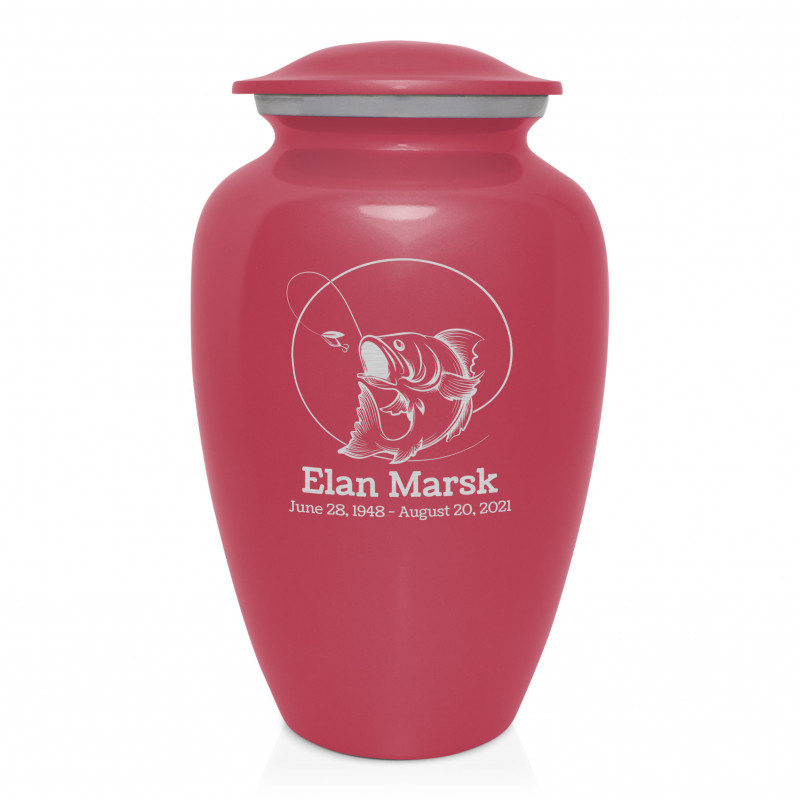Lure Hit Cremation Urn - Rose Pink