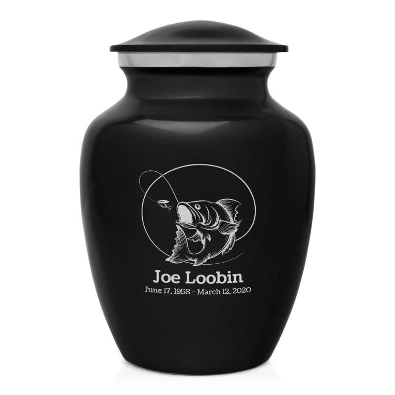 Lure Hit Sharing Urn - Jet Black