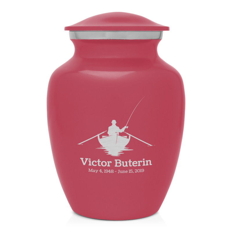 Fisherman Boat Sharing Urn - Rose Pink