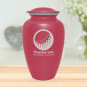 Golf Ball Cremation Urn - Rose Pink