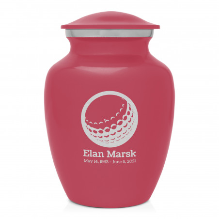 Golf Ball Sharing Urn - Rose Pink