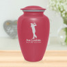 Golf Cremation Urn - Rose Pink