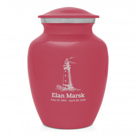 Lighthouse Sharing Urn - Rose Pink