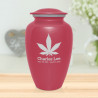 Marijuana Cremation Urn - Rose Pink