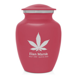 Marijuana Sharing Urn - Rose Pink