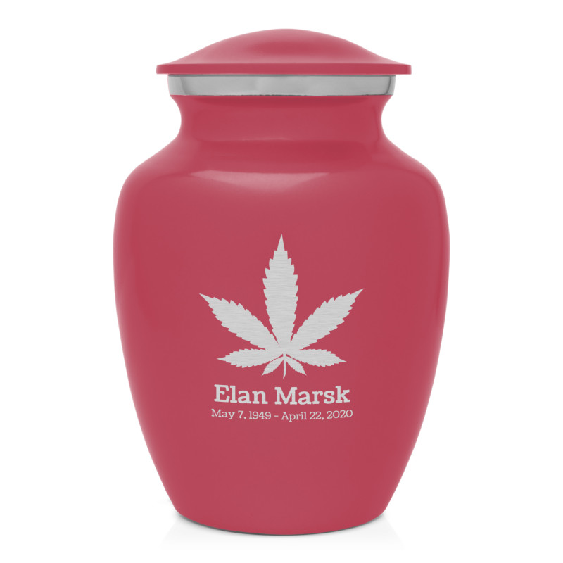 Marijuana Sharing Urn - Rose Pink