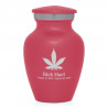 Marijuana Keepsake Urn - Rose Pink