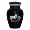 Motorcycle Keepsake Urn - Jet Black