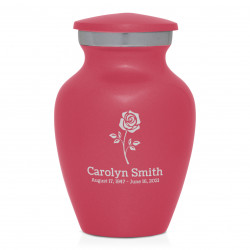 Rose Keepsake Urn - Rose Pink