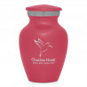 Hummingbird Keepsake Urn - Rose Pink