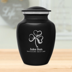 Shamrock Sharing Urn - Jet Black