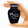 Keepsake Infinite Love Pet Cremation Urn - Jet Black