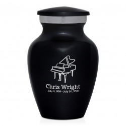 Piano Keepsake Urn - Jet Black