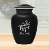 Piano Sharing Urn - Jet Black
