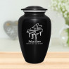 Piano Cremation Urn - Jet Black