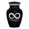Infinity Keepsake Urn - Jet Black
