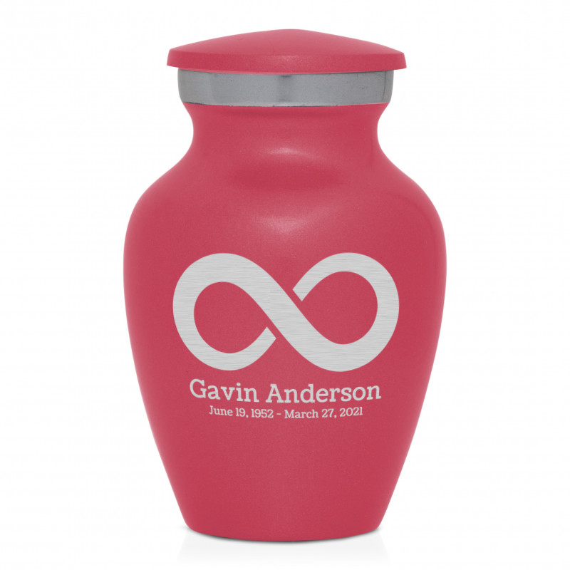 Infinity Keepsake Urn - Rose Pink