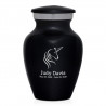 Unicorn Keepsake Urn - Jet Black