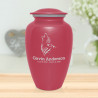 Wolf Cremation Urn - Rose Pink
