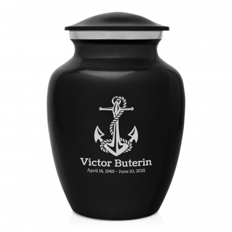 Anchor Sharing Urn - Jet Black