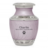 Paw Print Pet Keepsake Urn - Regal Purple