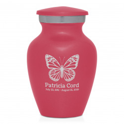 Butterfly Keepsake Urn - Rose Pink