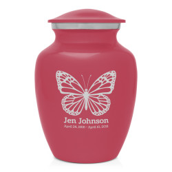 Butterfly Sharing Urn - Rose Pink