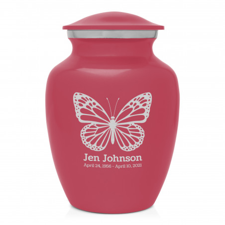 Butterfly Sharing Urn - Rose Pink